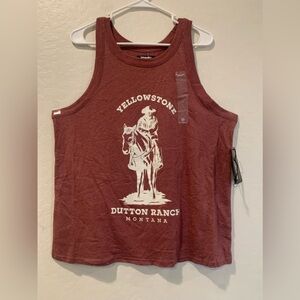 Wrangler tank top size large Yellowstone Dutton Ranch